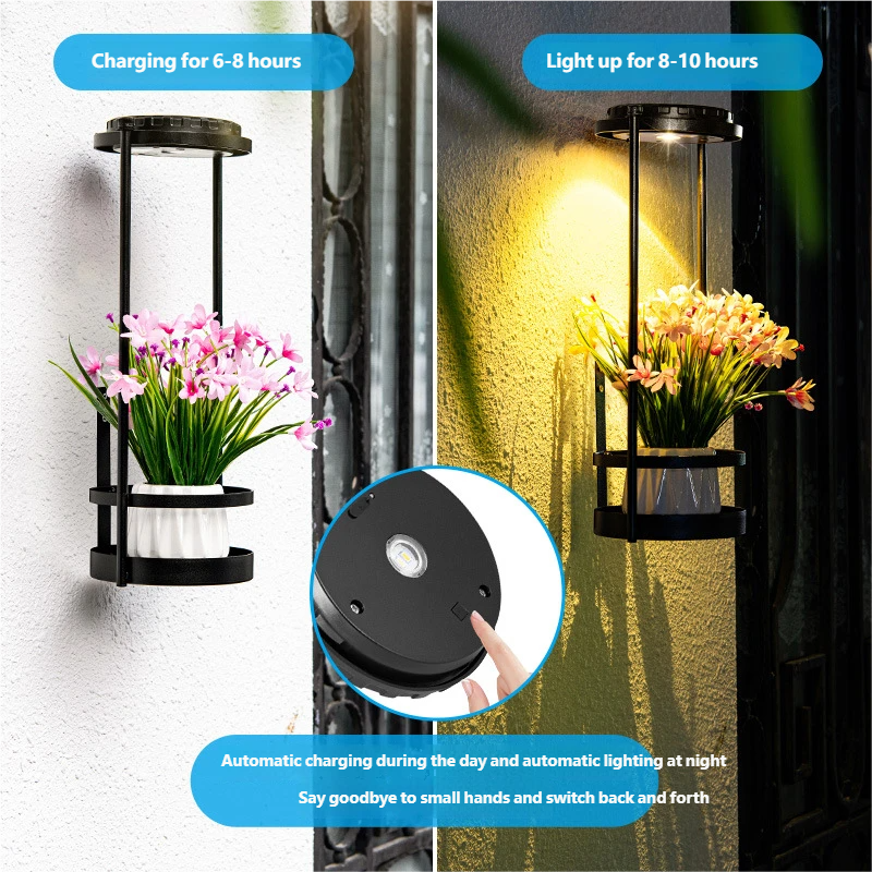 Solar Street Light for Villas, Landscape Atmosphere Decoration, LED Waterproof Plant Light, Garden Solar Courtyard Light