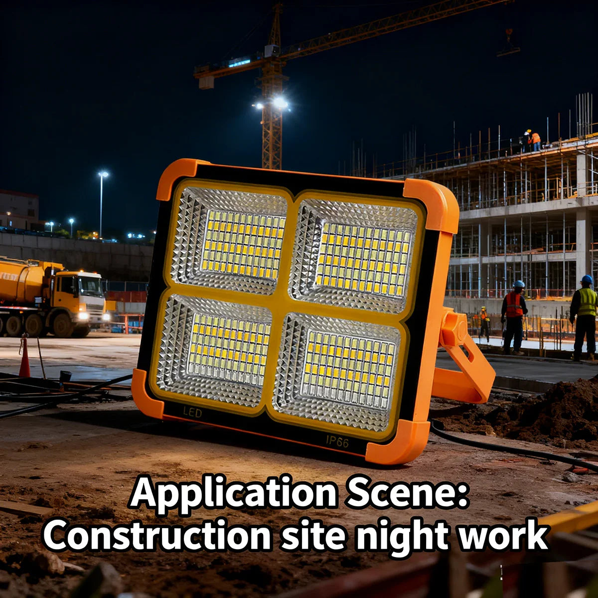 Solar-powered outdoor LED lighting, emergency portable wireless camping light