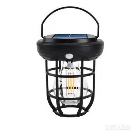 Outdoor Solar House Light with Induction Tungsten Filament Warm Light, Waterproof Wall Light for Courtyards, Villas, and Gardens