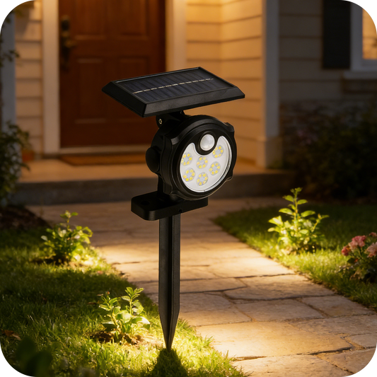 Solar wall light with human body induction, outdoor courtyard light, waterproof lighting, LED light, solar panel