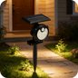 Solar wall light with human body induction, outdoor courtyard light, waterproof lighting, LED light, solar panel