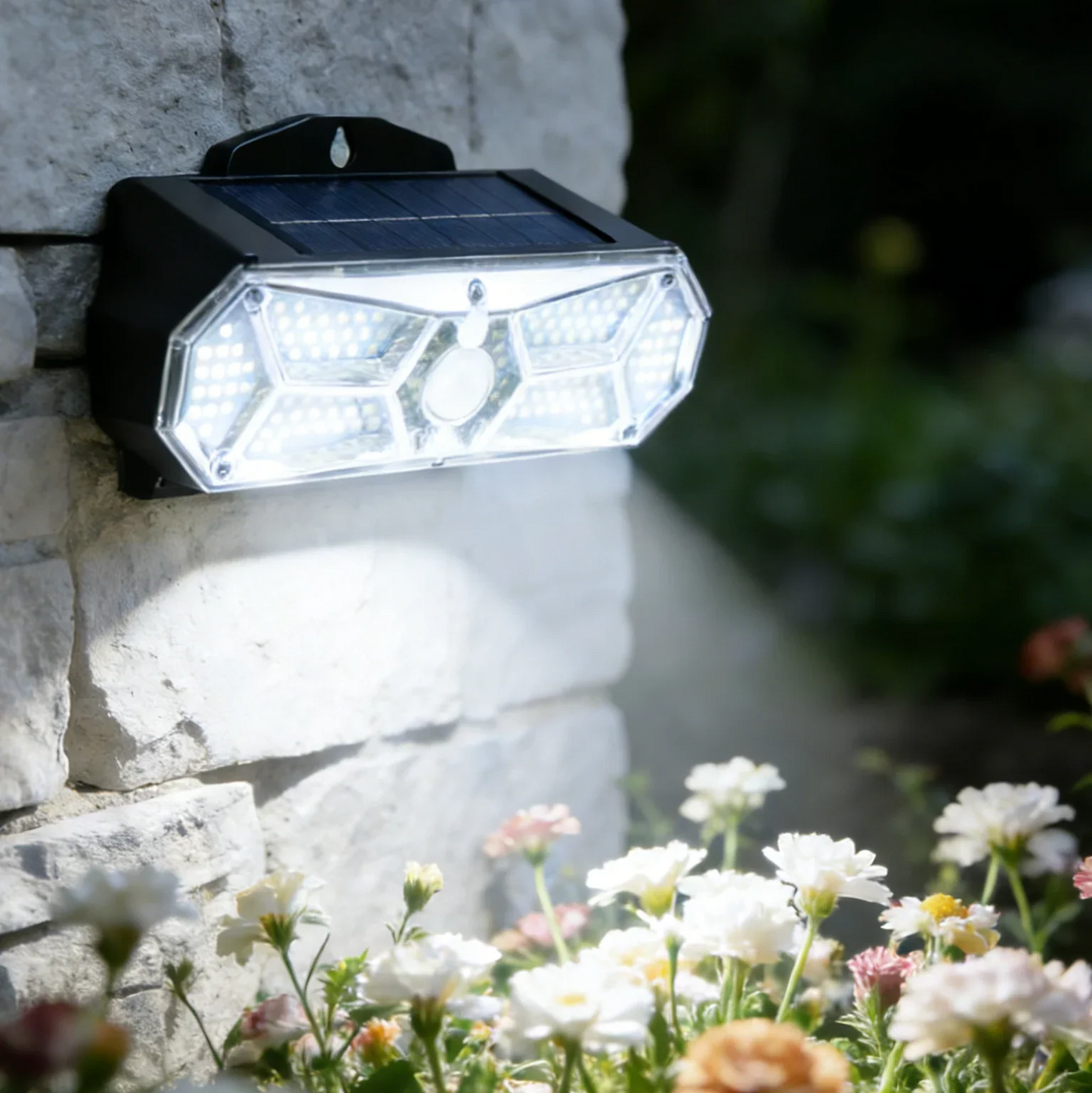 Solar-Powered Outdoor Courtyard Street Light, Human Body Induction, Waterproof Outdoor LED Wall Light