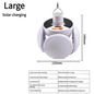 Solar-powered soccer ball light, night market rechargeable LED outdoor rechargeable camping light