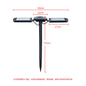 Solar-Powered Outdoor Double-Ended Ground Socket Path Lawn Light