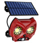 Solar-powered outdoor patio lighting, waterproof garden decorative owl street light, automatic sensor wall light