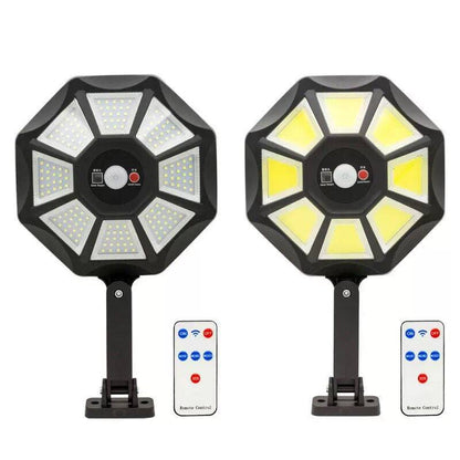 Solar-powered outdoor courtyard lights, automatic motion sensor lights, wall lights, waterproof outdoor street lights