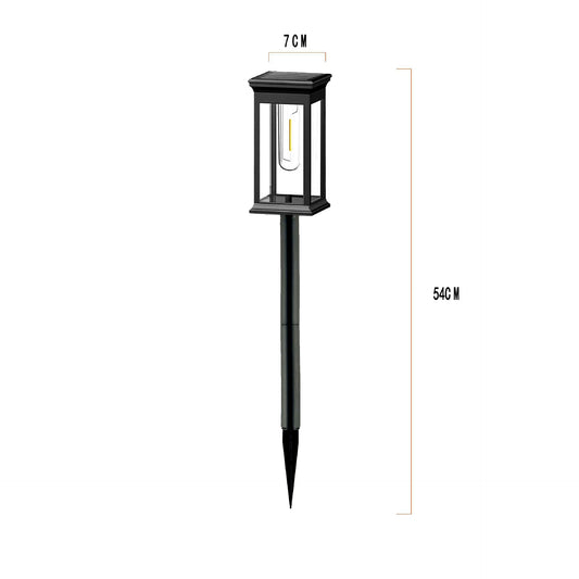 Solar-powered courtyard light, outdoor landscape lighting, automatic sensor LED tungsten filament lamp, garden ground socket light, lawn light