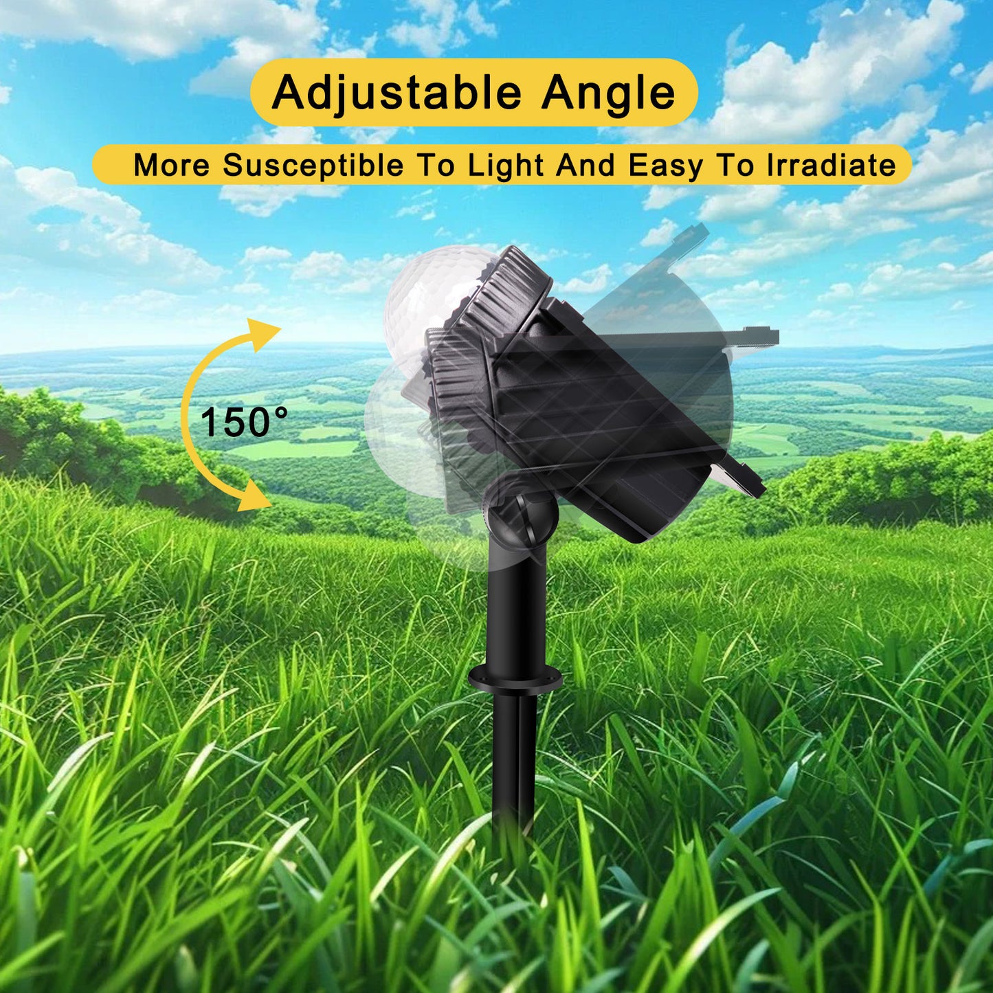 Solar Spotlight Outdoor Courtyard Light Projector Lawn Light Wall Light Road Courtyard Garden Decorative Light