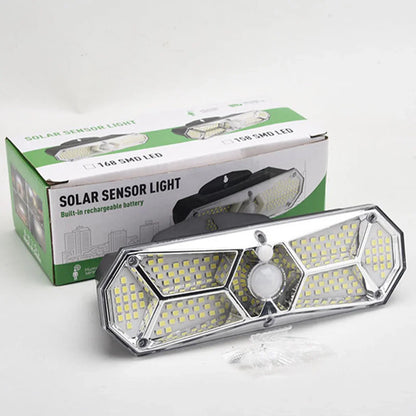 Solar-Powered Outdoor Courtyard Street Light, Human Body Induction, Waterproof Outdoor LED Wall Light