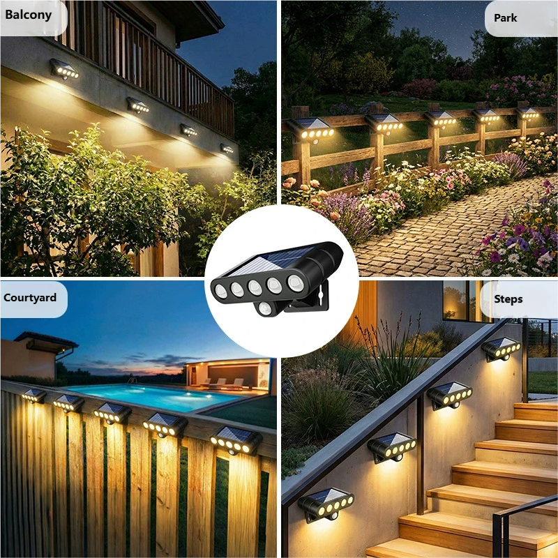 Solar Outdoor Tree Light, Courtyard Home Garden Decorative Ground-Installed Lawn Light, Atmospheric Landscape Lighting Projector