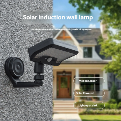 Solar-powered outdoor courtyard light, home balcony lighting, magnetic wall light, human body induction, super bright street light