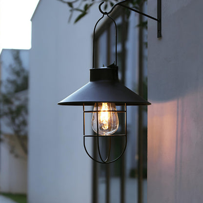 Solar Retro Explosion-proof Solar Light Outdoor Courtyard Light Automatically Lights Up at Dusk Garden Hanging Light Ambient Light