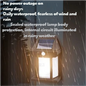 Outdoor solar wall light for parks and squares, intelligent human body sensing courtyard light, home balcony LED light