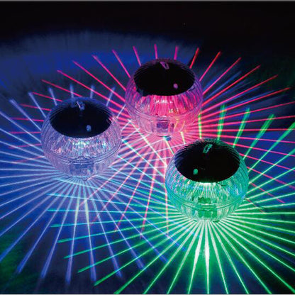Solar-powered floating pond light, magic ball light, courtyard decorative light, pool light, landscape light