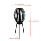 Black Mesh Tripod Path Light
