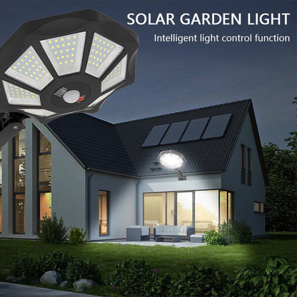 Solar-powered outdoor courtyard light, automatic human body sensor light, wall light, waterproof outdoor street light
