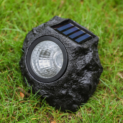 Solar-Powered Simulated Stone Lamp, Warm Light, White Light, Outdoor Lawn Lamp, Courtyard Garden Decorative Landscape Light
