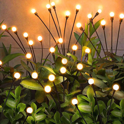 Outdoor Solar Lawn Light, Firefly Solar Light, LED Outdoor Courtyard Garden Ground Light