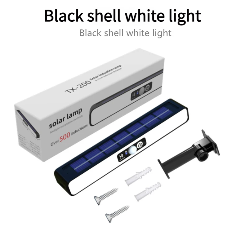 Solar-powered clip-on light, integrated split light, outdoor courtyard light, garden waterproof light, home garage lighting.