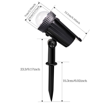 Solar Spotlight Outdoor Courtyard Light Projector Lawn Light Wall Light Road Courtyard Garden Decorative Light