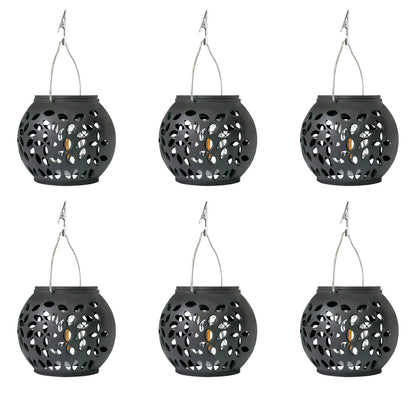 Solar-Powered Outdoor Flame Hanging Ball Light for Courtyards, Villas, Outdoor Decorations, Festival Decorations, Atmospheric Flame Light