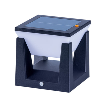 Solar-powered outdoor lighting, garden and courtyard light, pillar light, solar wall light, desktop lamp