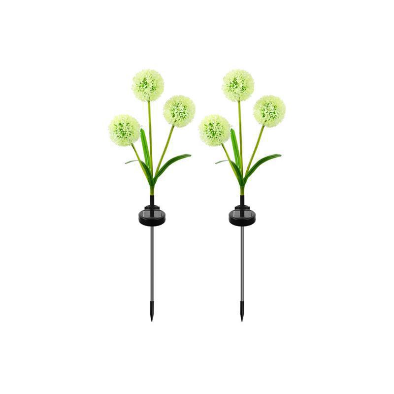 LED Solar Lawn Flower Lights - Ground-mounted, Outdoor Courtyard Garden Decorative Lawn Lights