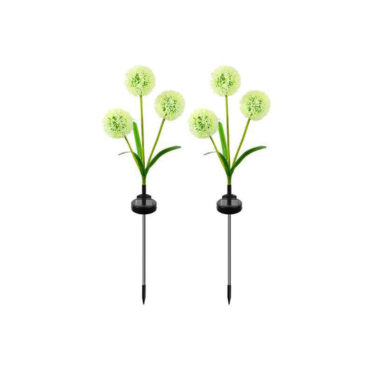 LED Solar Lawn Flower Lights - Ground-mounted, Outdoor Courtyard Garden Decorative Lawn Lights