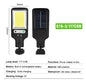Outdoor solar street light for lawns and courtyards, remote-controlled waterproof garden light