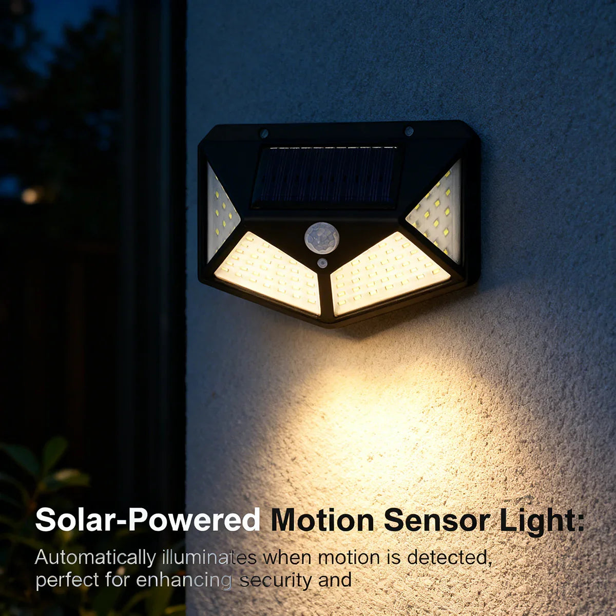 Waterproof LED courtyard outdoor lights, wall and street lights, waterproof household lighting, solar wall lights