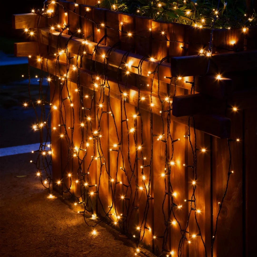 Solar-Powered Outdoor Yard Copper Wire LED String Lights, Starry Night Decorations, Christmas String Lights
