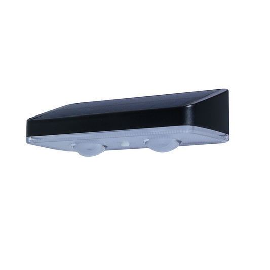 Solar-Powered Courtyard Wall Light, Outdoor Tri-Color Dimming Fence Light, Garden Wall Decoration, Ambient Landscape Light