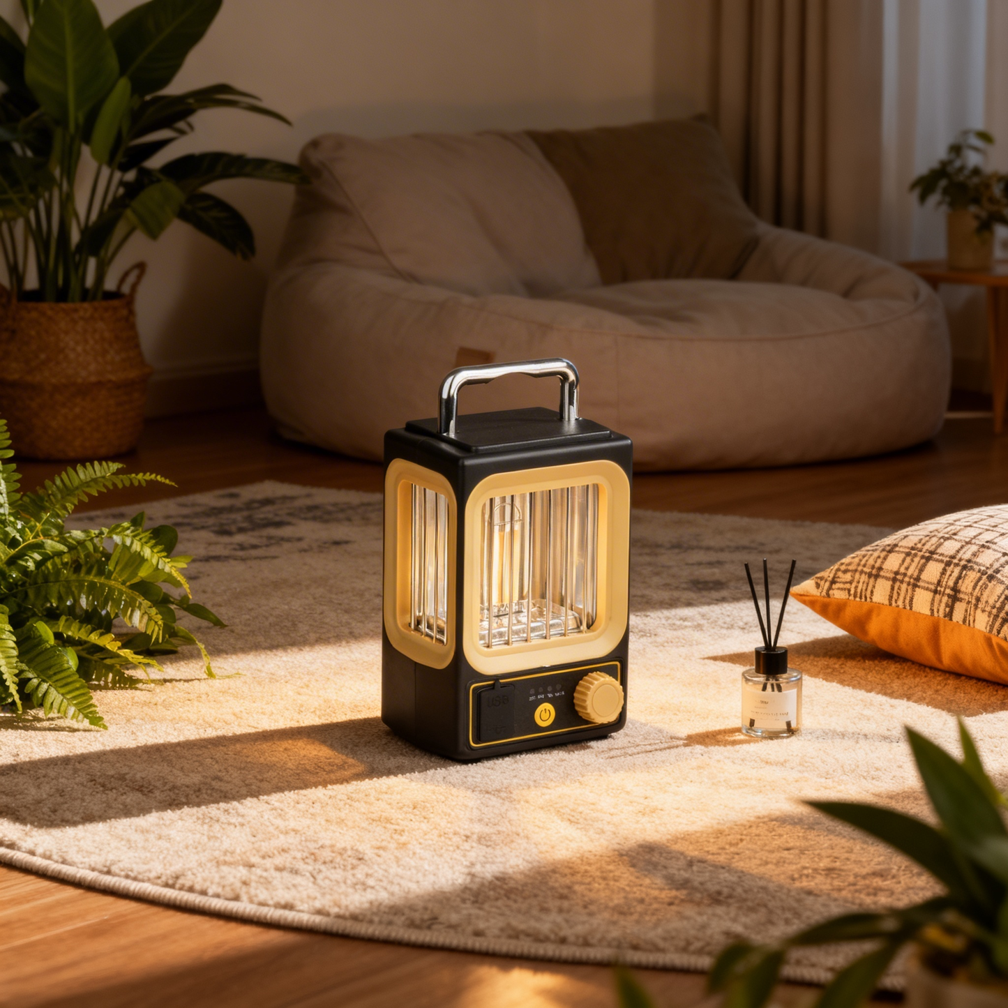 2025 New Cross-Border Solar Backyard Camping Device with Stepless Dimming, Portable Charging, and Hanging Operation (Tungsten Wire)