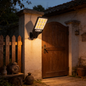 Outdoor solar street light for lawns and courtyards, remote-controlled waterproof garden light